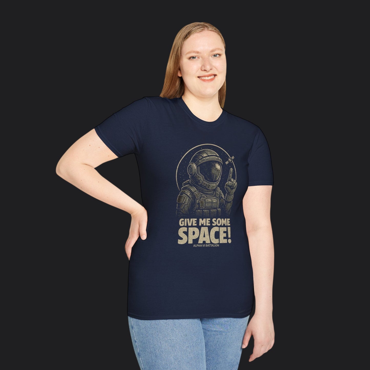 Give Me Some Space Force Tee — Funny Military Humor Veteran T-Shirt