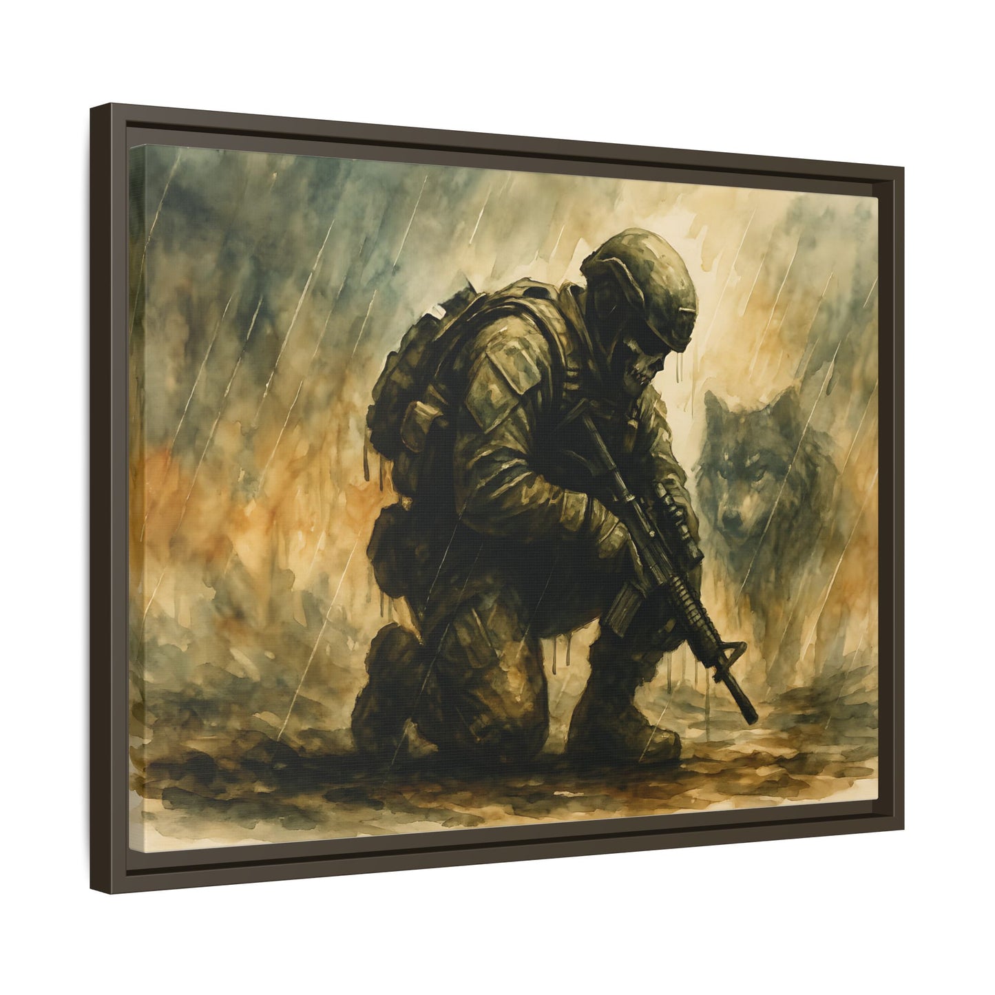 Loyalty in the Shadows Canvas Art – Alpha VI Signature Series