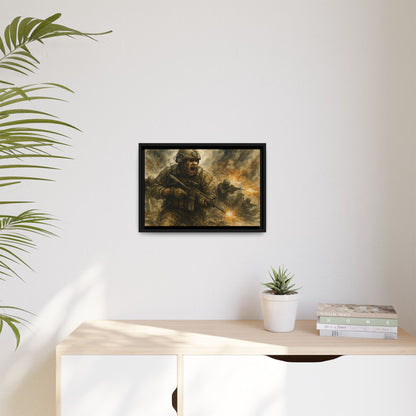 Copy of Matte Canvas, Framed (Multi-color)