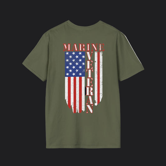 Marine Branch Tribute Tee — USMC Veteran Pride T-Shirt