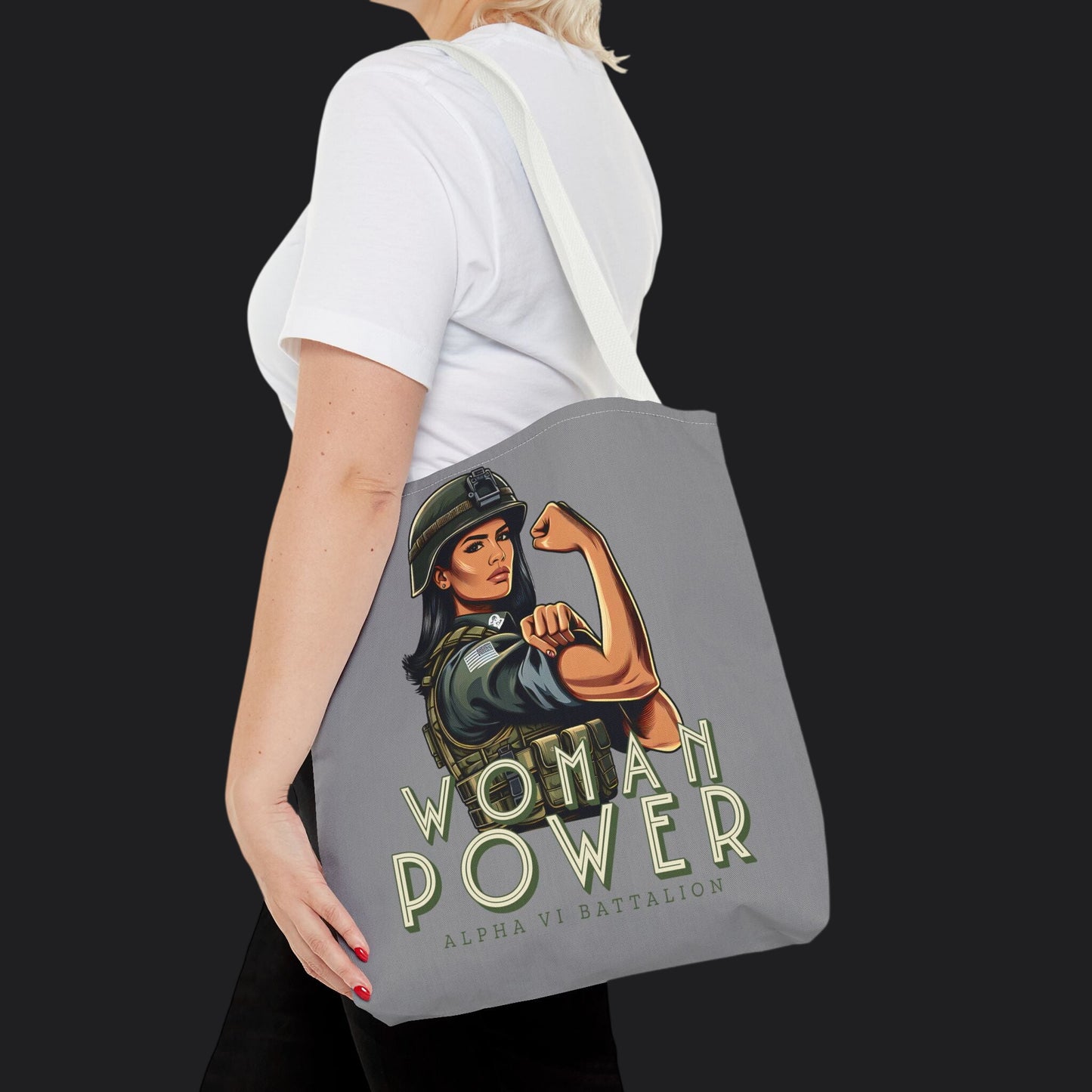 Rosie the Riveter Spirit Edition Tote Bag — Women's Empowerment Canvas Bag