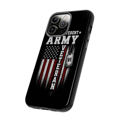 Built Different Army Veteran Tough Phone Case