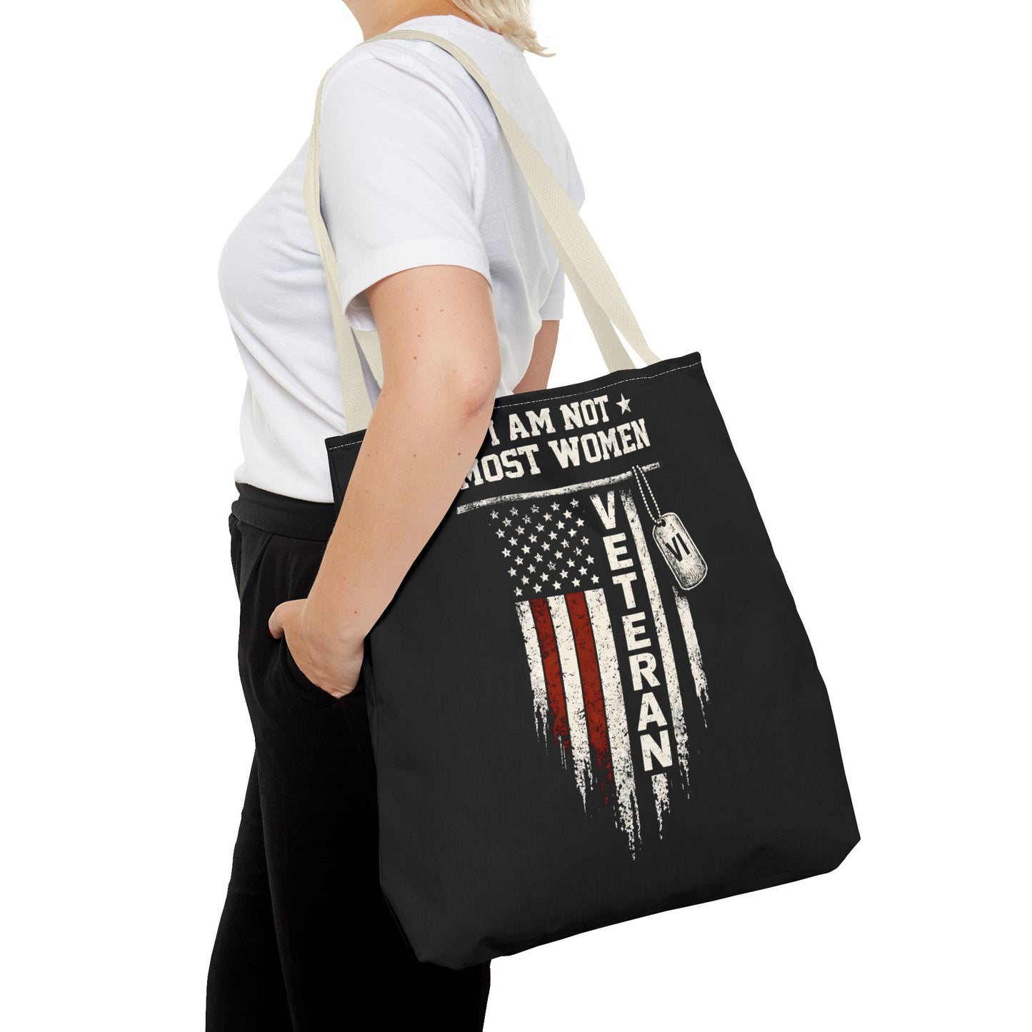 I Am Not Most Women Veteran Tote Bag