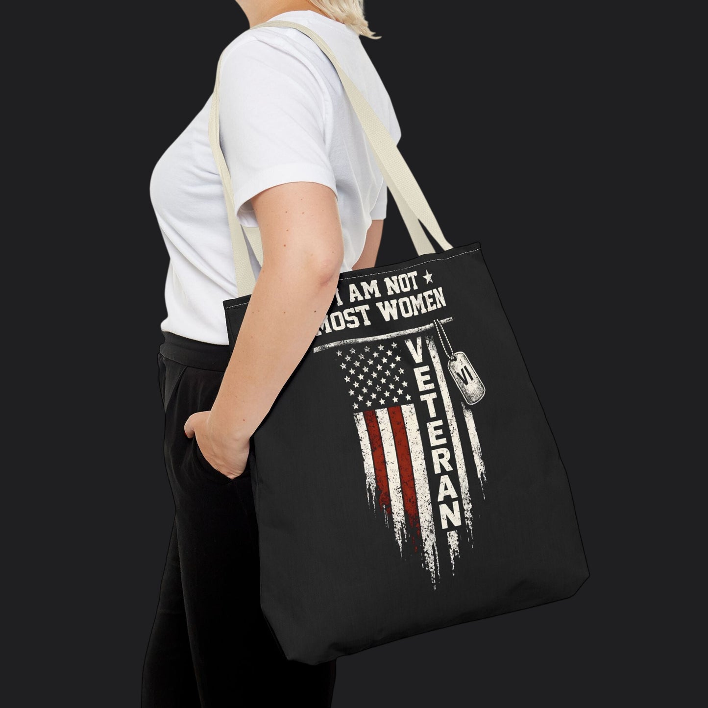 I Am Not Most Women Veteran Tote Bag
