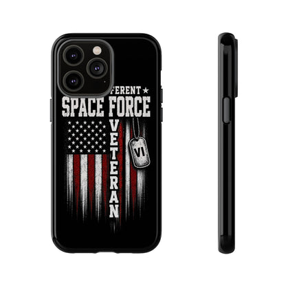 Built Different Space Force Veteran Tough Phone Case