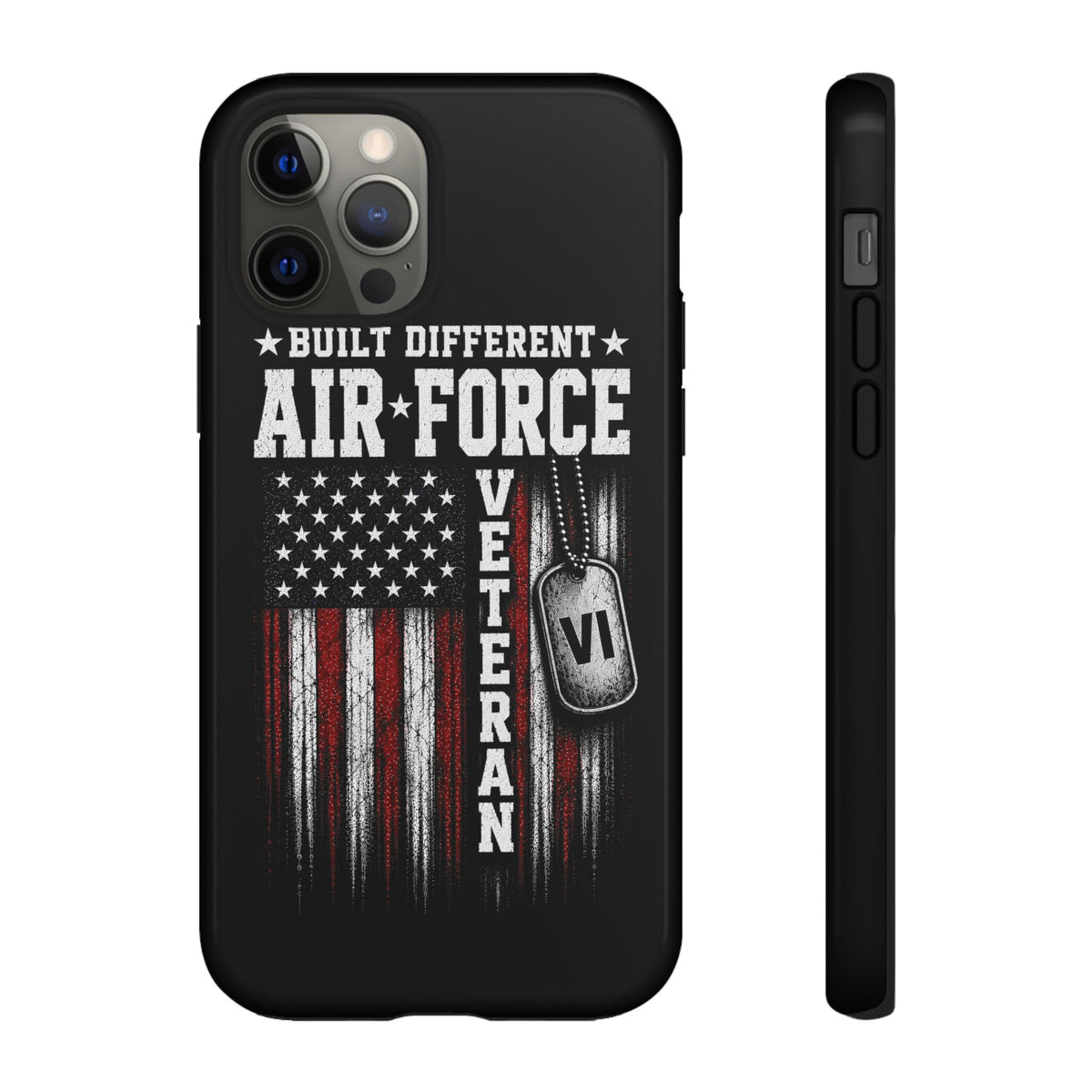 Built Different Air Force Veteran Tough Phone Case