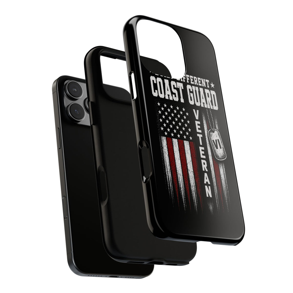 Built Different Coast Guard Veteran Tough Phone Case