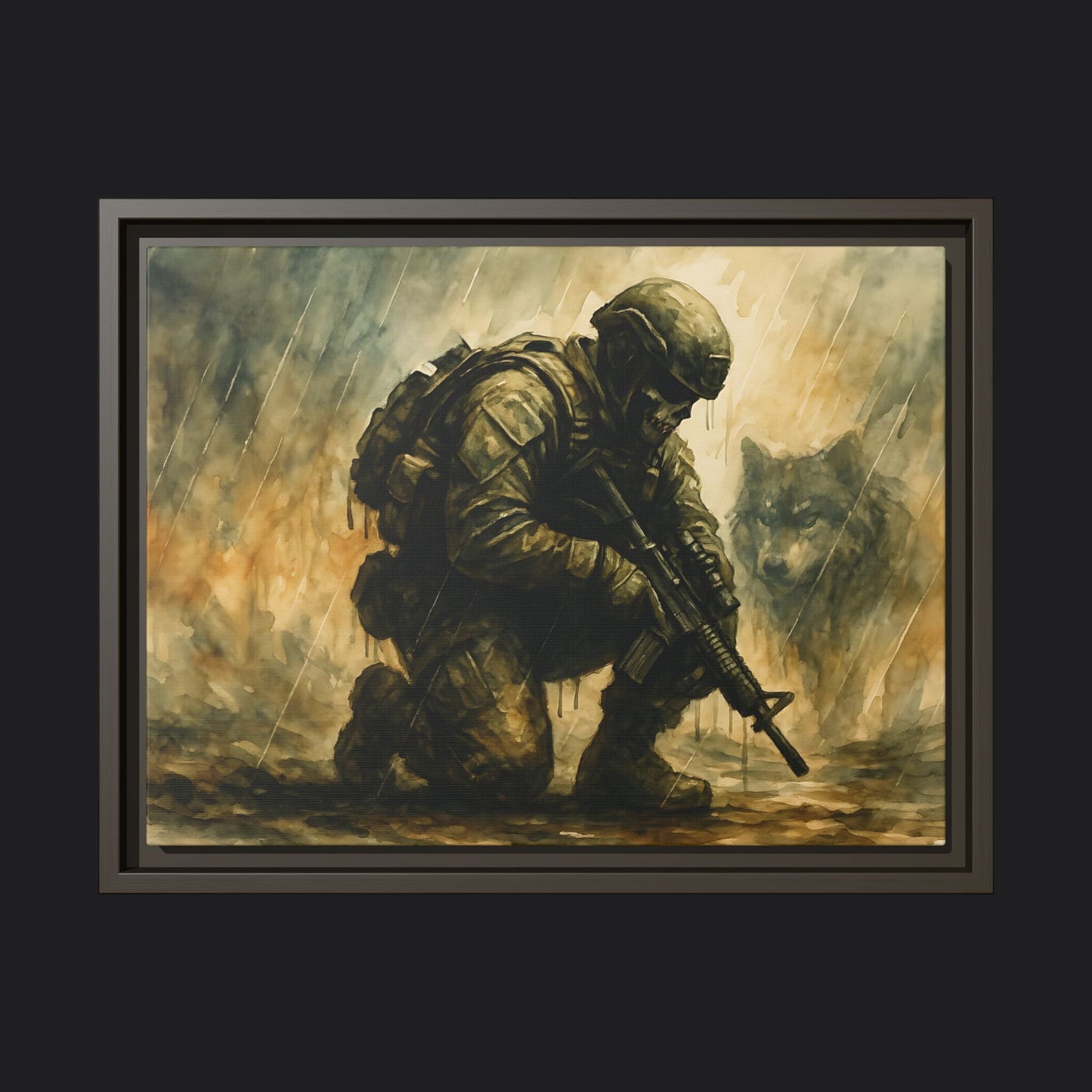 Loyalty in the Shadows Canvas Art – Alpha VI Signature Series