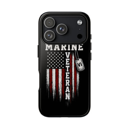 Built Different Marine Veteran Tough Phone Case
