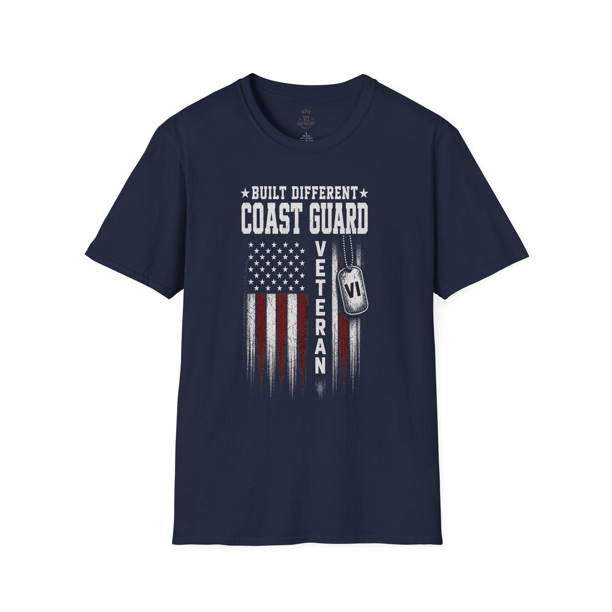 Built Different Coast Guard Veteran Tee