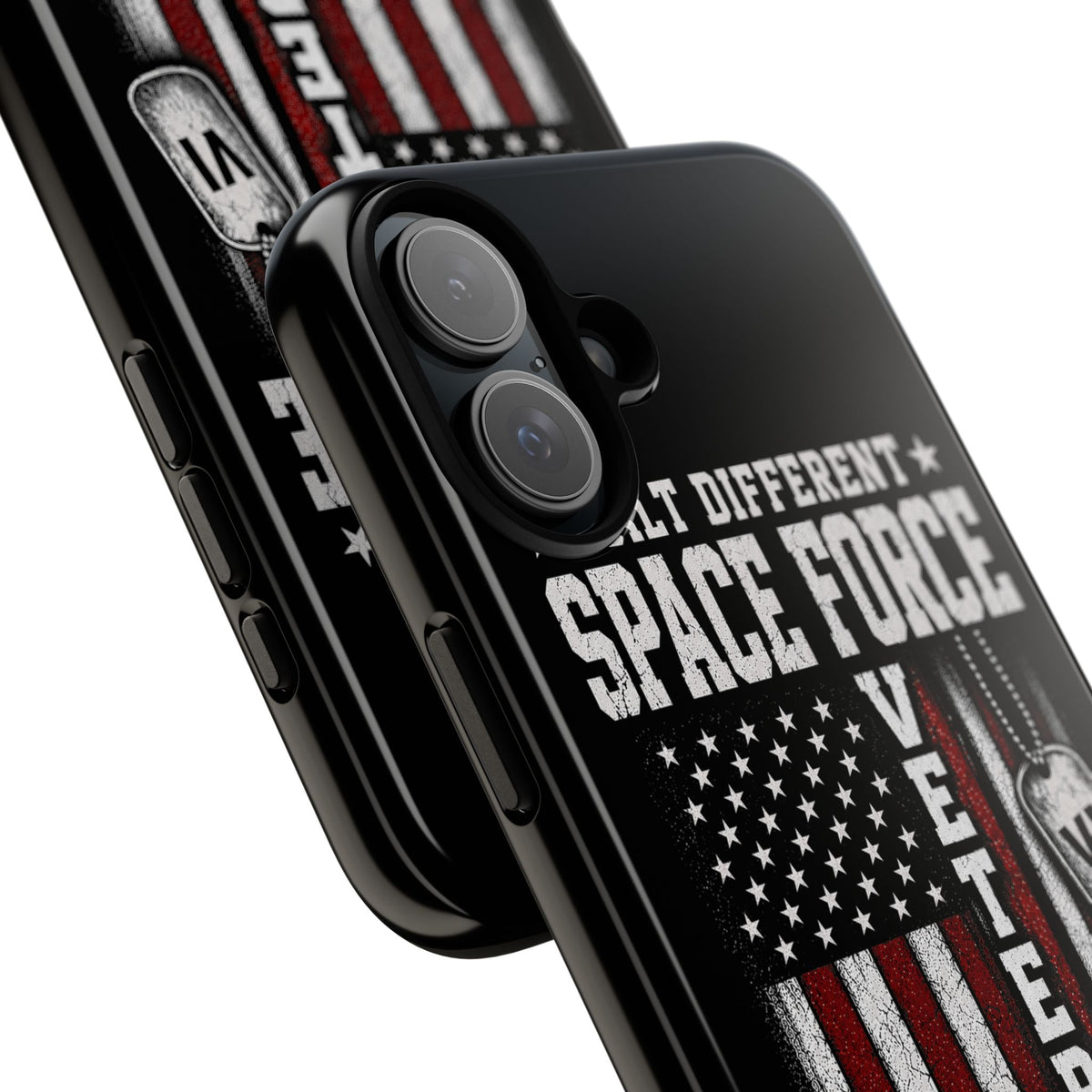 Built Different Space Force Veteran Tough Phone Case