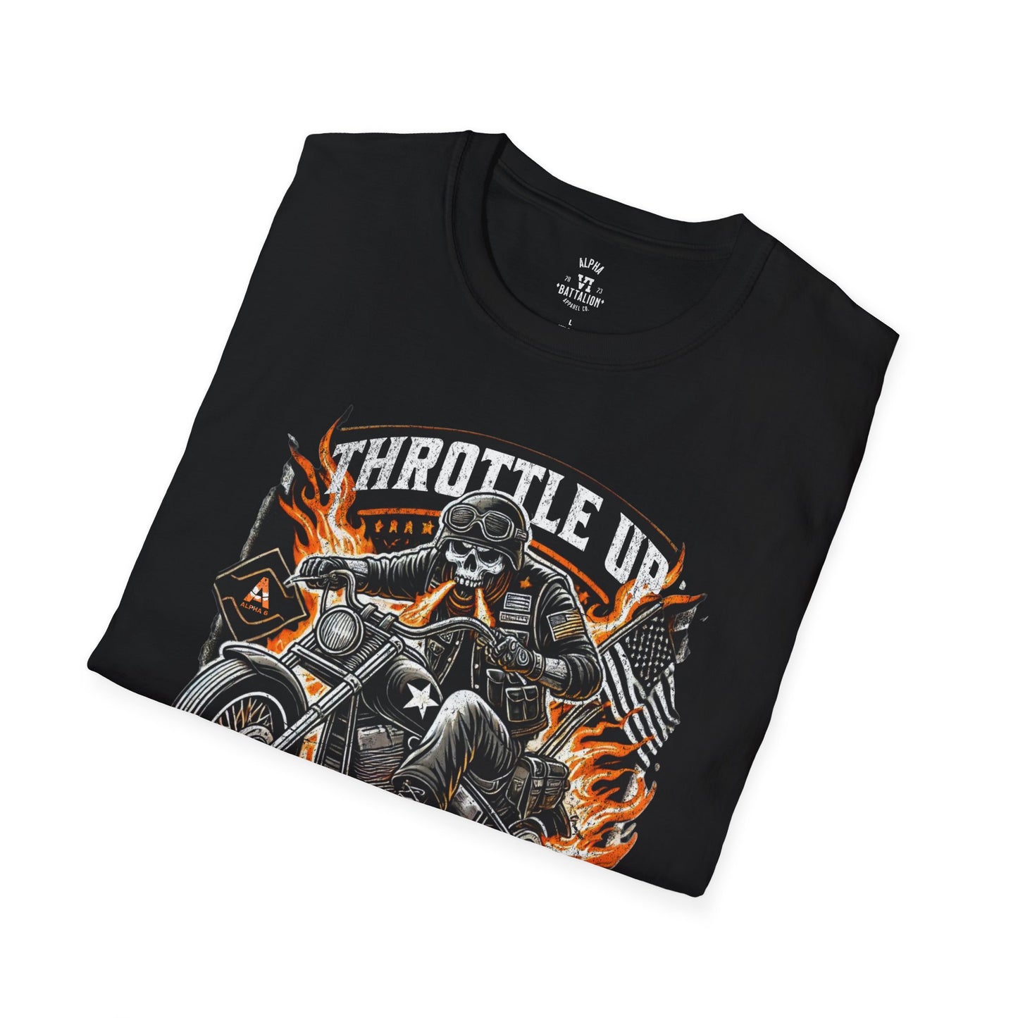 Throttle Up. Never Back Down Tee