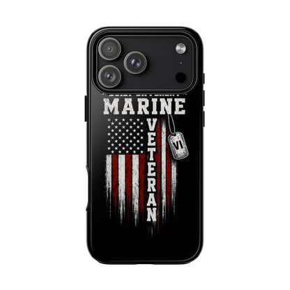 Built Different Marine Veteran Tough Phone Case
