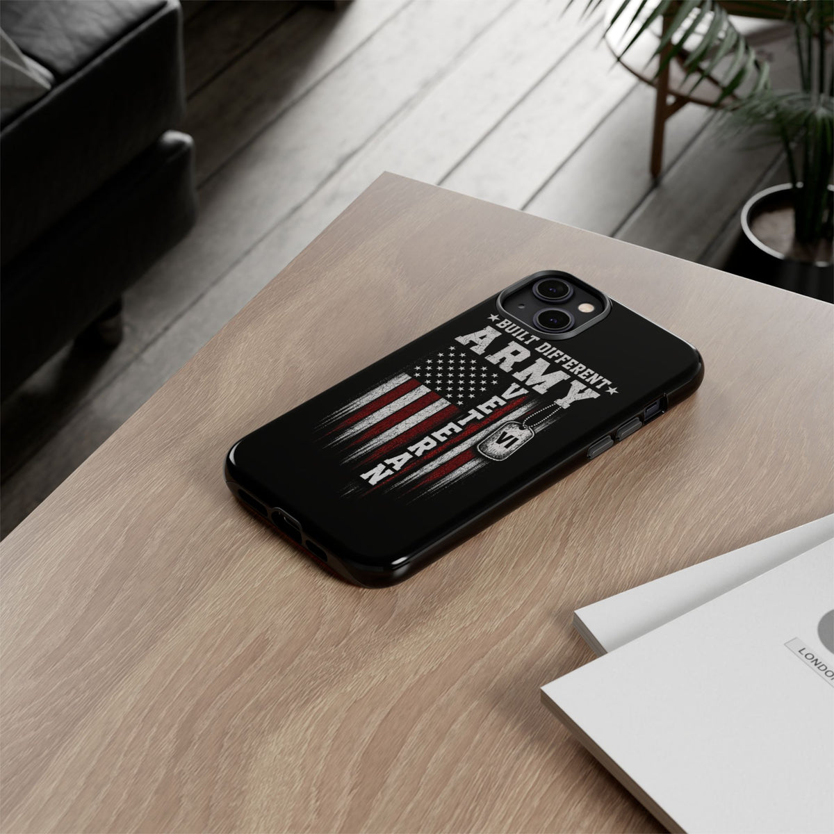 Built Different Army Veteran Tough Phone Case