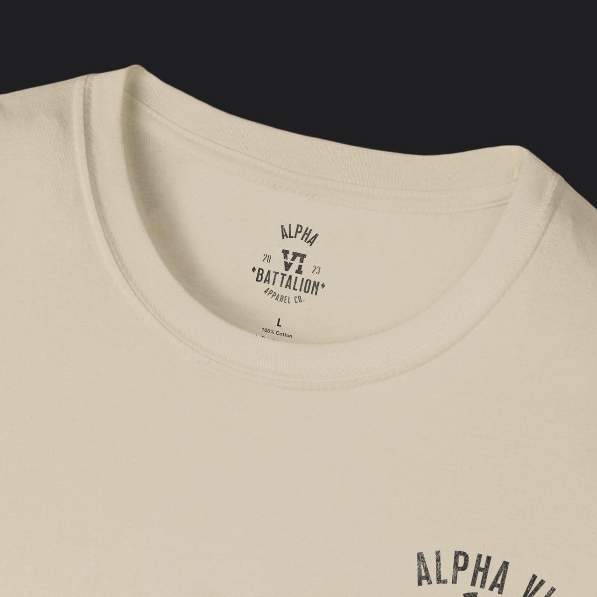 VET DAD Always Night Op Ready Tee — Black Text