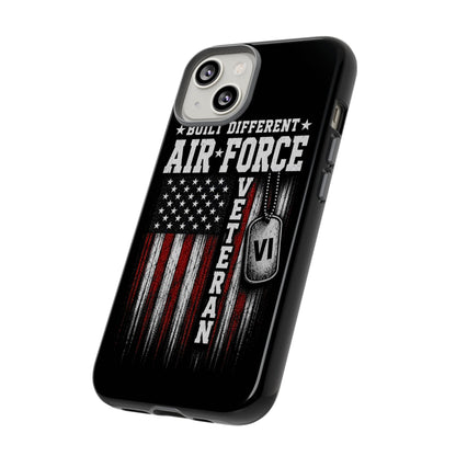 Built Different Air Force Veteran Tough Phone Case