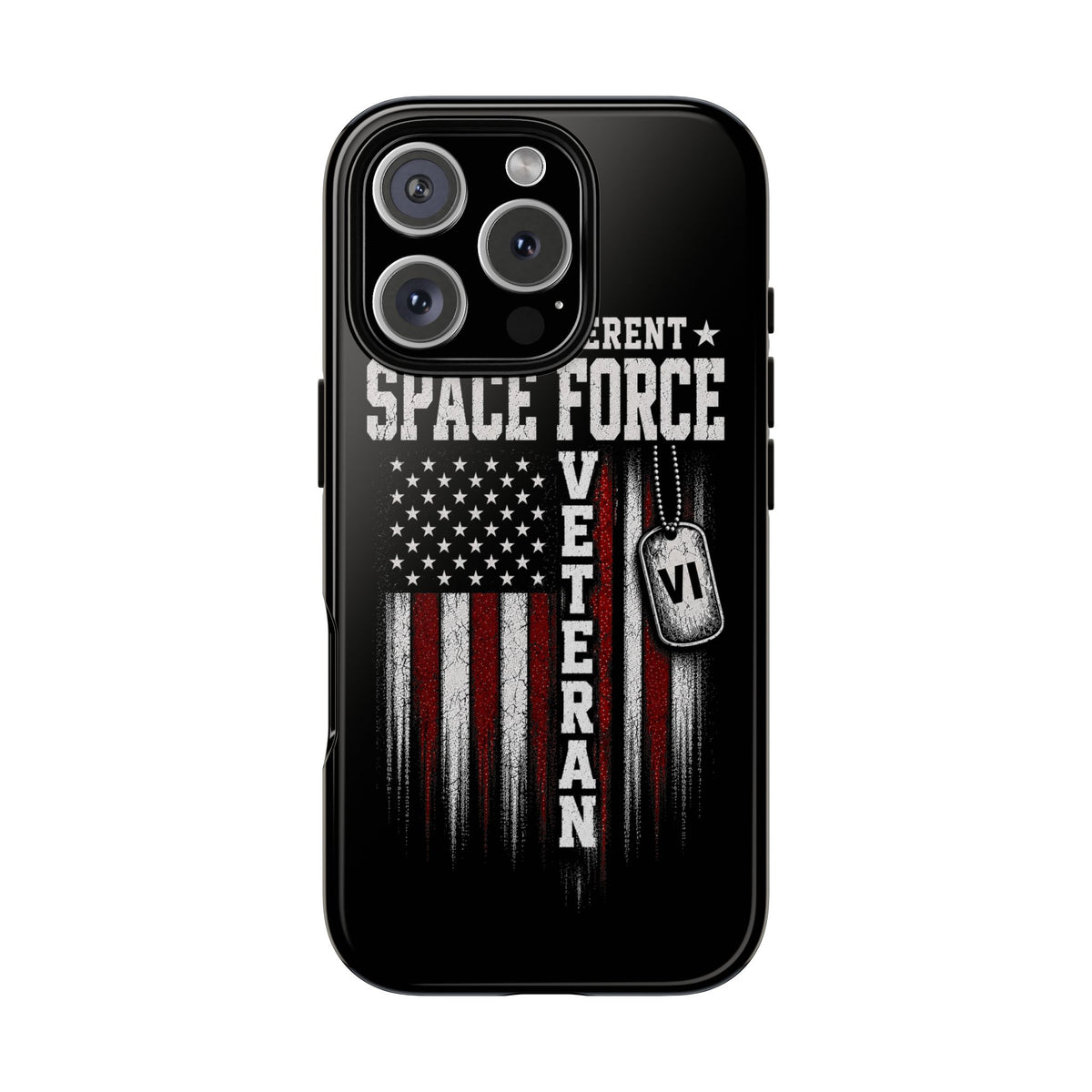 Built Different Space Force Veteran Tough Phone Case