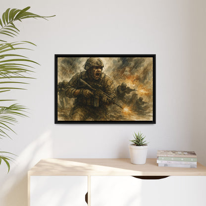 Copy of Matte Canvas, Framed (Multi-color)