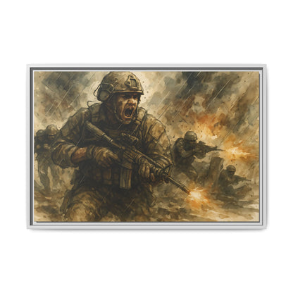 Copy of Matte Canvas, Framed (Multi-color)