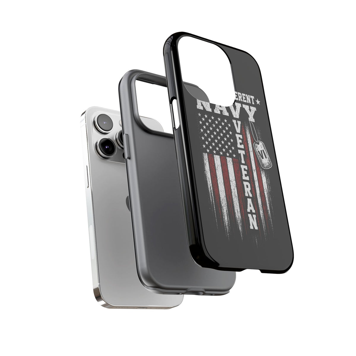 Built Different Navy Veteran Tough Phone Case