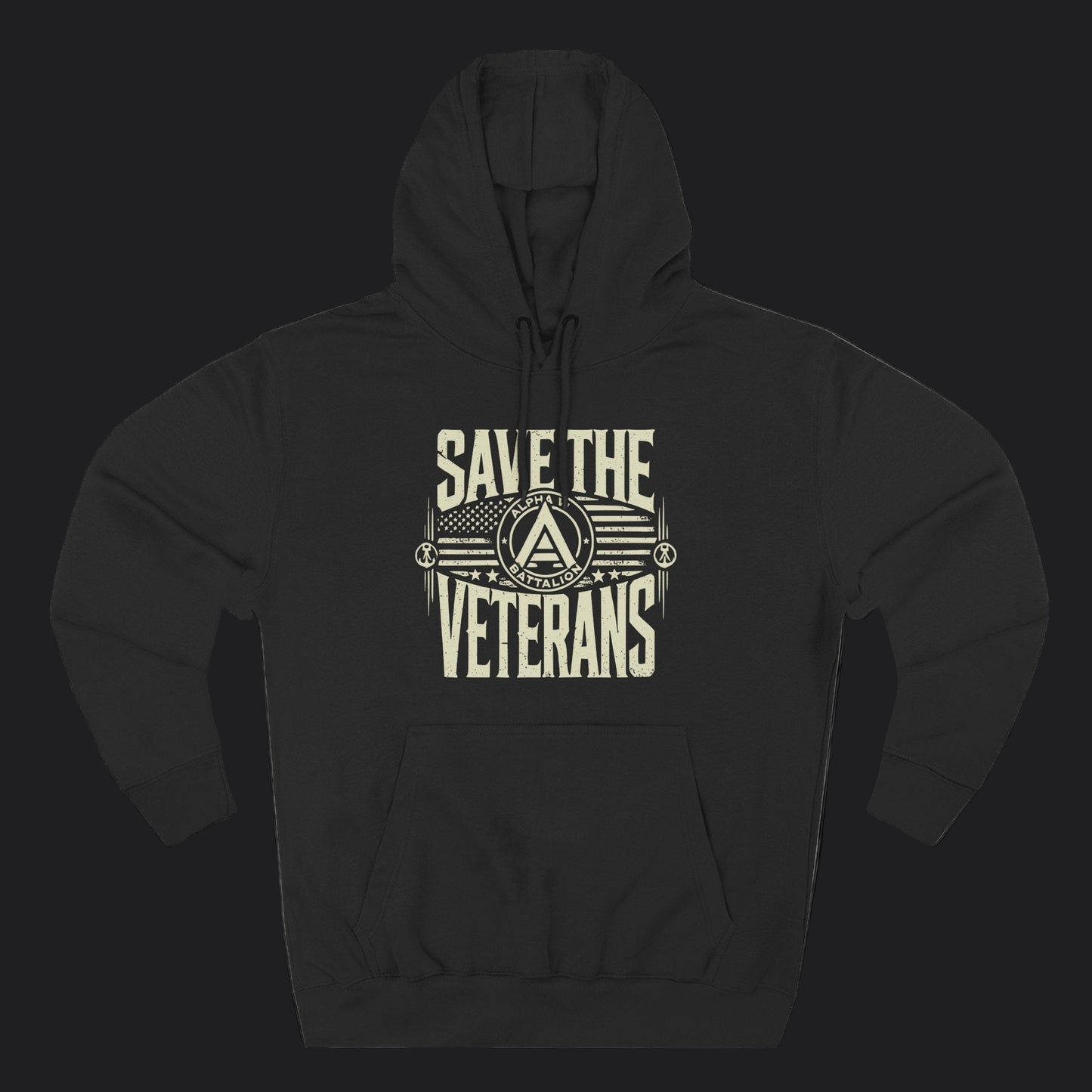 Save the Veterans Hoodie – Disintegration Edition (Male Variant)