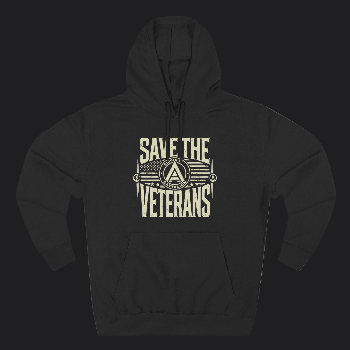 Save the Veterans Hoodie – Disintegration Edition (Male Variant)