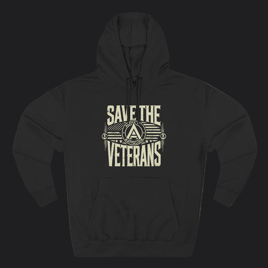 Save the Veterans Hoodie – Disintegration Edition (Male Variant)