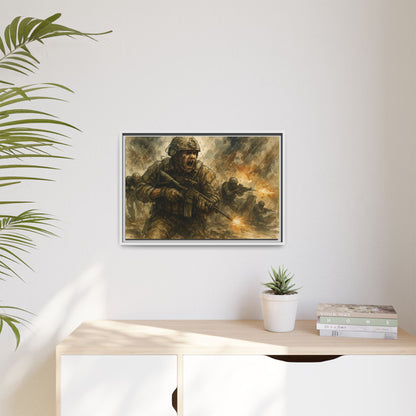 Copy of Matte Canvas, Framed (Multi-color)