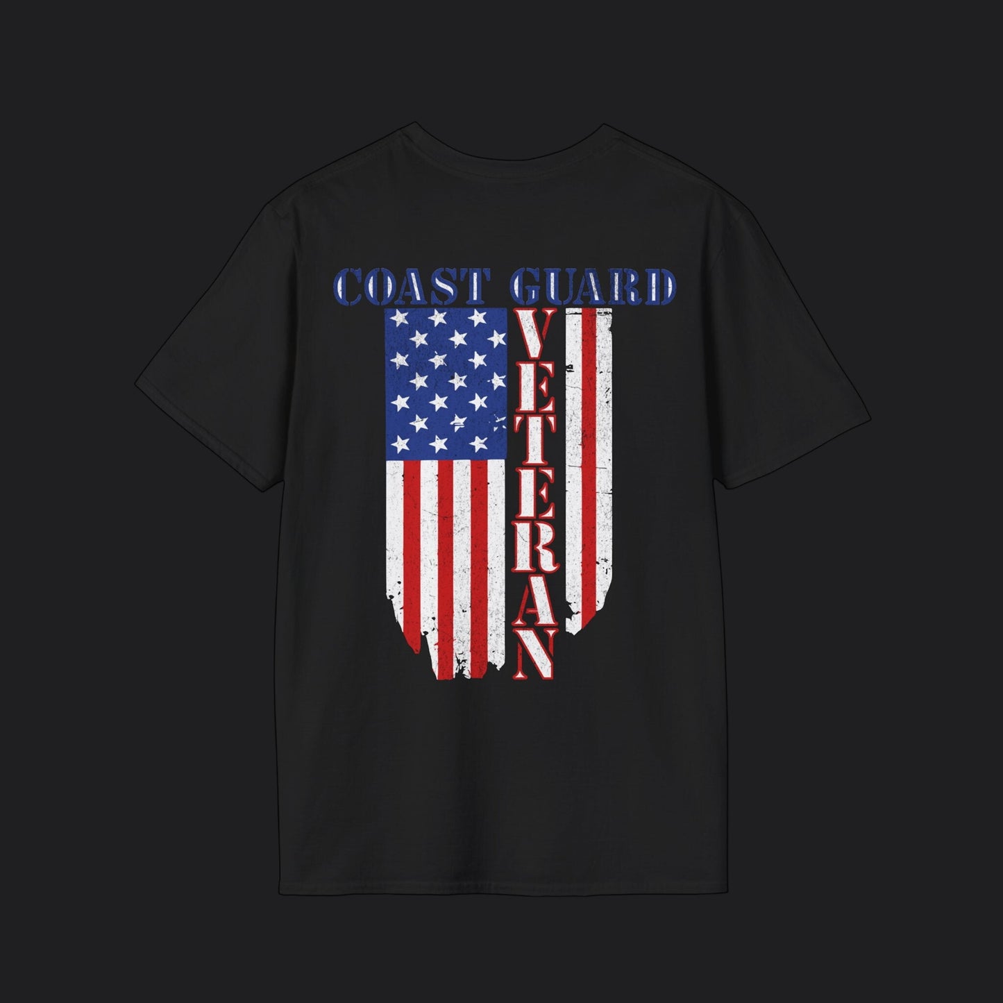 Coast Guard Branch Tribute Tee — USCG Veteran Pride T-Shirt