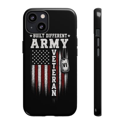 Built Different Army Veteran Tough Phone Case