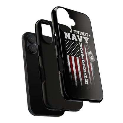 Built Different Navy Veteran Tough Phone Case