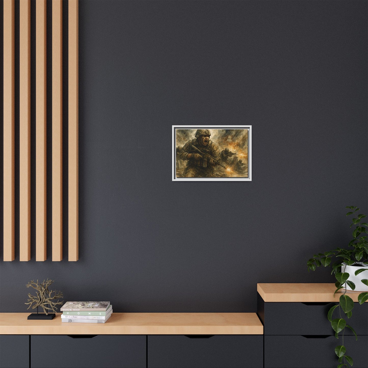 Copy of Matte Canvas, Framed (Multi-color)