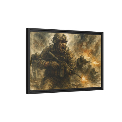 Copy of Matte Canvas, Framed (Multi-color)