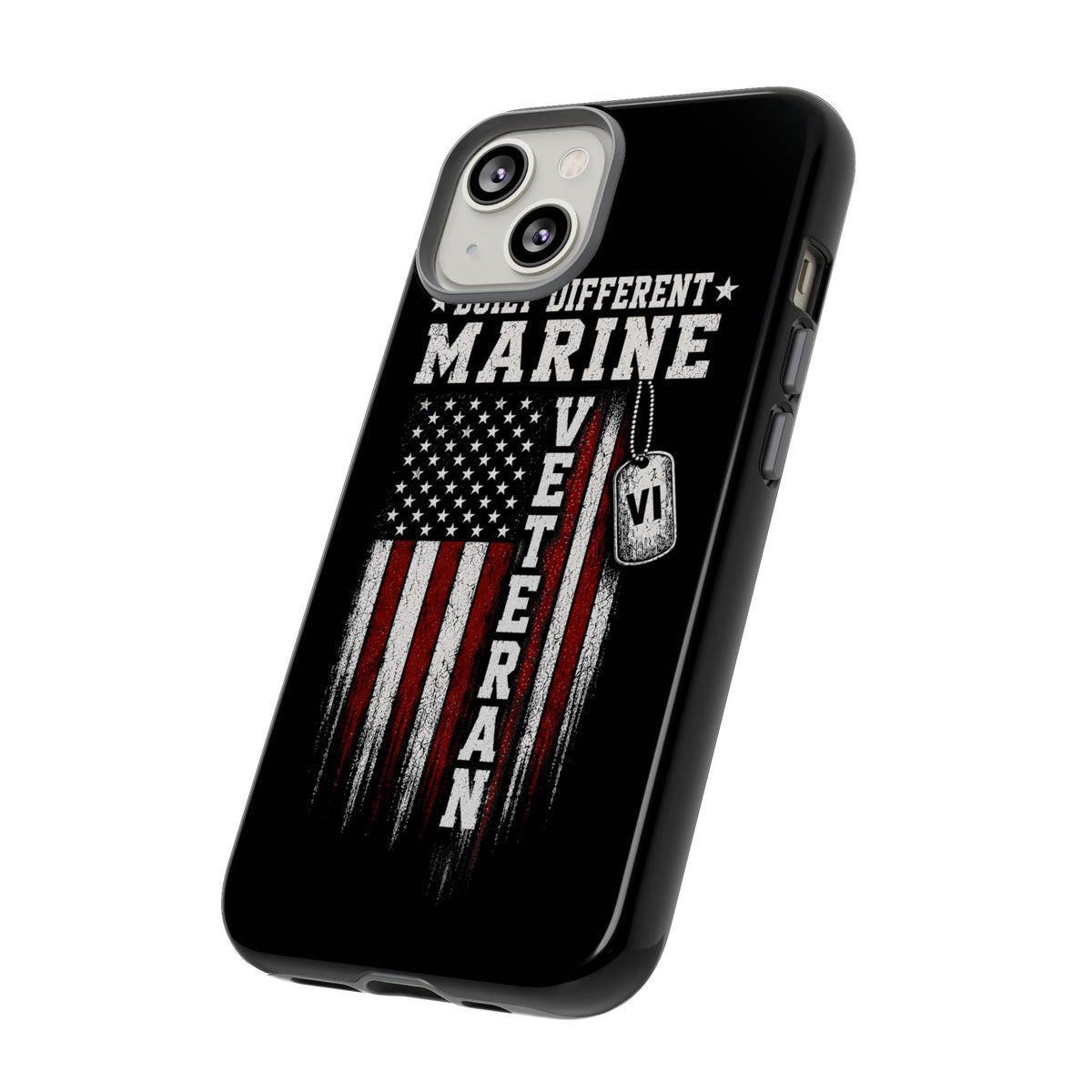 Built Different Marine Veteran Tough Phone Case