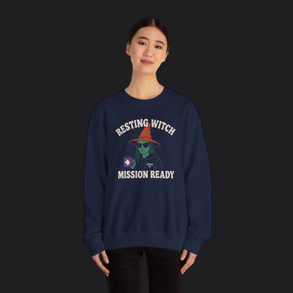 Resting Witch Mission Ready Sweater
