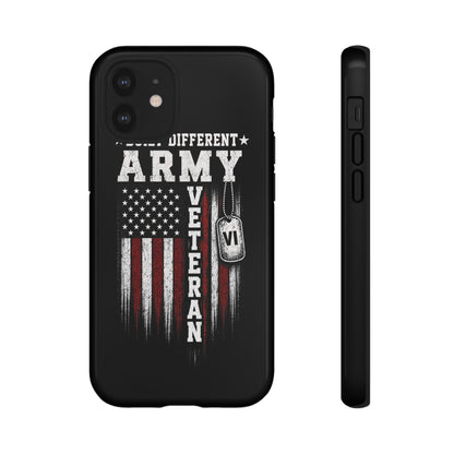 Built Different Army Veteran Tough Phone Case