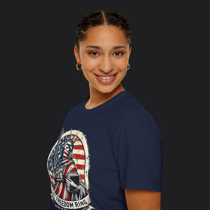 Let Freedom Ring Statue of Liberty Tee — Patriotic American Veteran T-Shirt