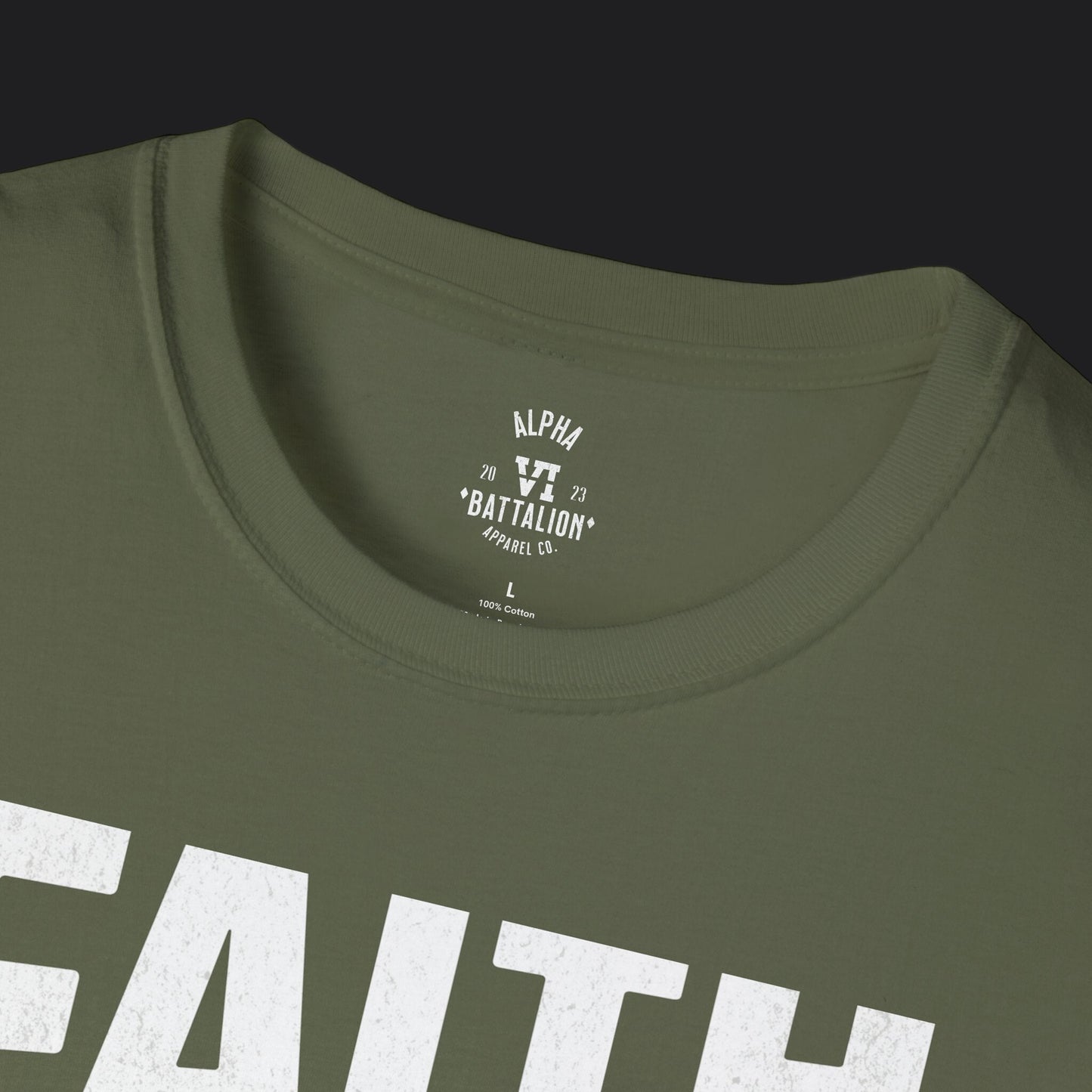 Faith Over Fear Tee — Christian Faith Veteran Military T-Shirt