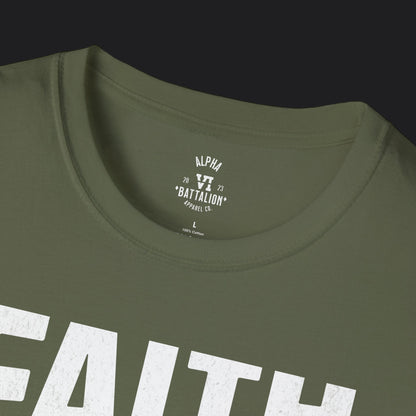 Faith Over Fear Tee — Christian Faith Veteran Military T-Shirt