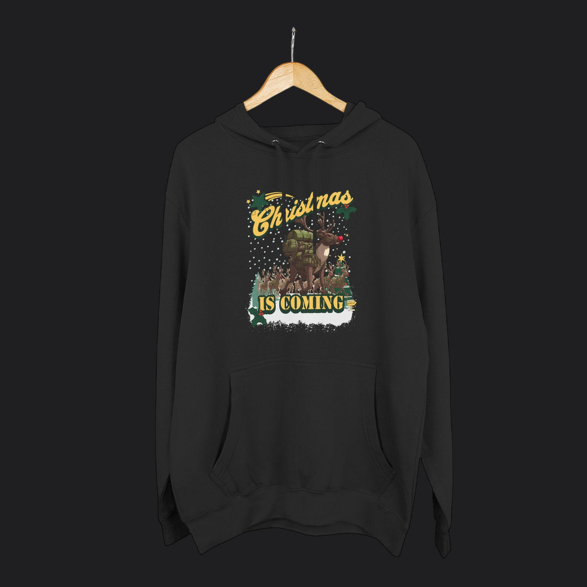 Rucking Rudolph: Christmas Is Coming Hoodie