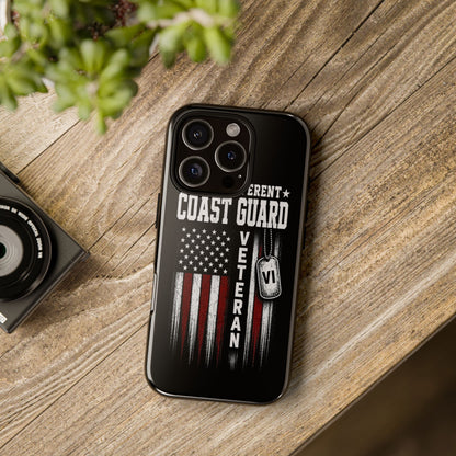 Built Different Coast Guard Veteran Tough Phone Case