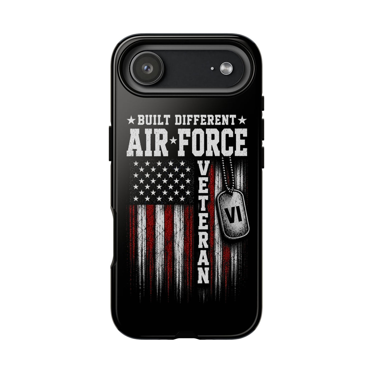 Built Different Air Force Veteran Tough Phone Case