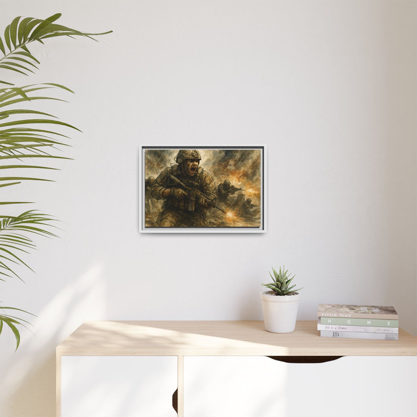 Copy of Matte Canvas, Framed (Multi-color)