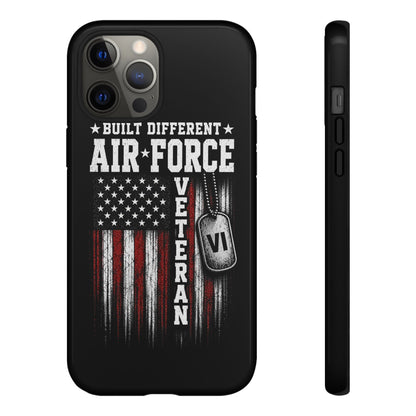 Built Different Air Force Veteran Tough Phone Case