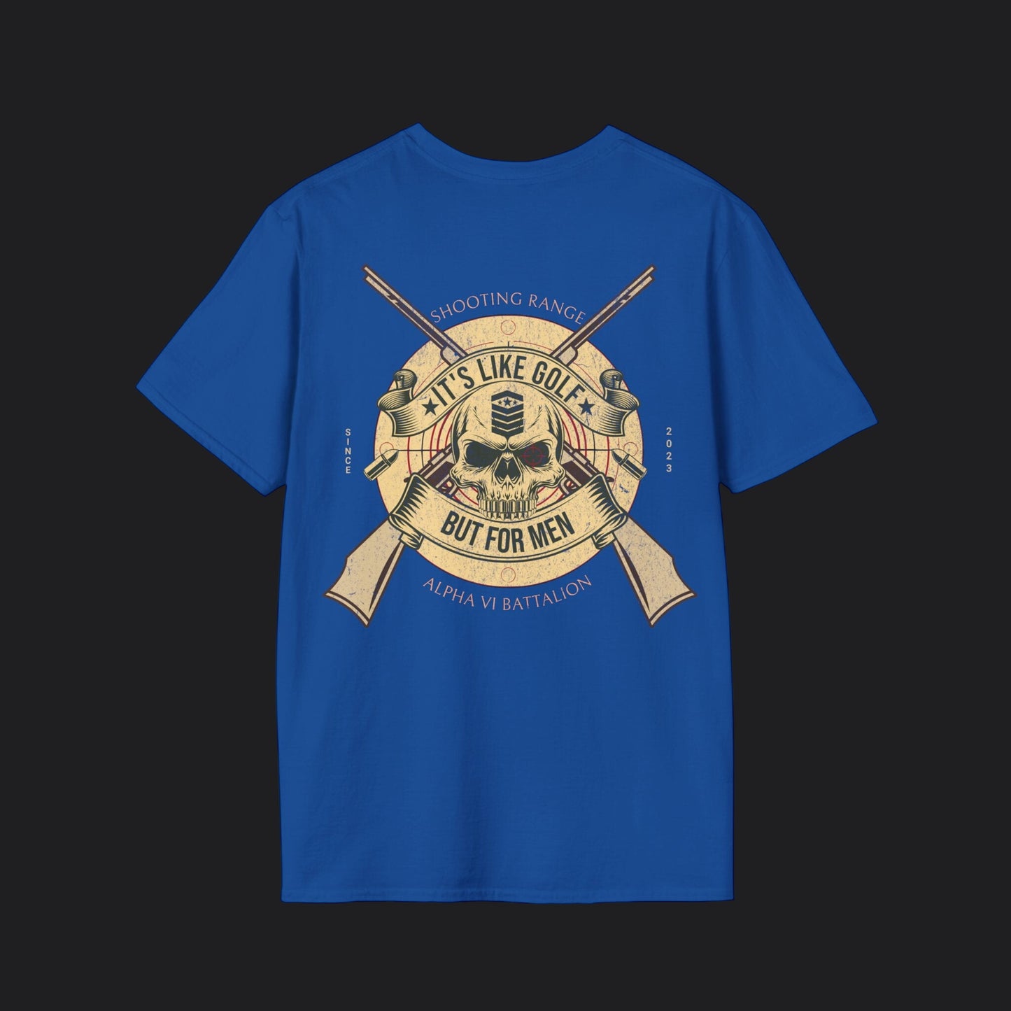 Shooting Range Is Golf For Men Tee — Veteran Humor Unisex T-Shirt