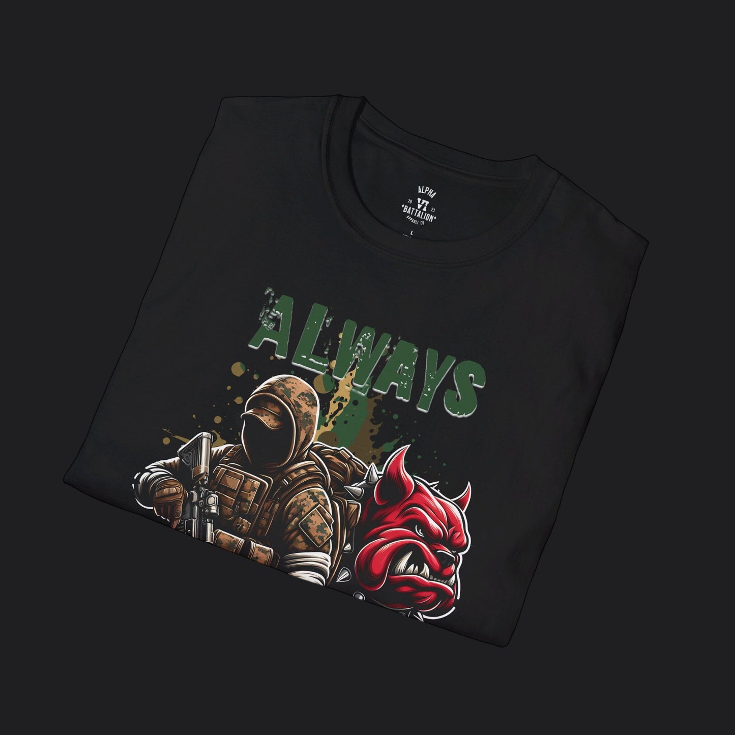 Devil Dog Guardian Tee — USMC Marine Corps Veteran T-Shirt