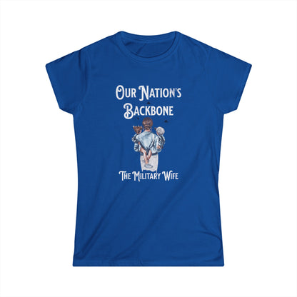 Our Nation's Backbone: The Military Wife Tee