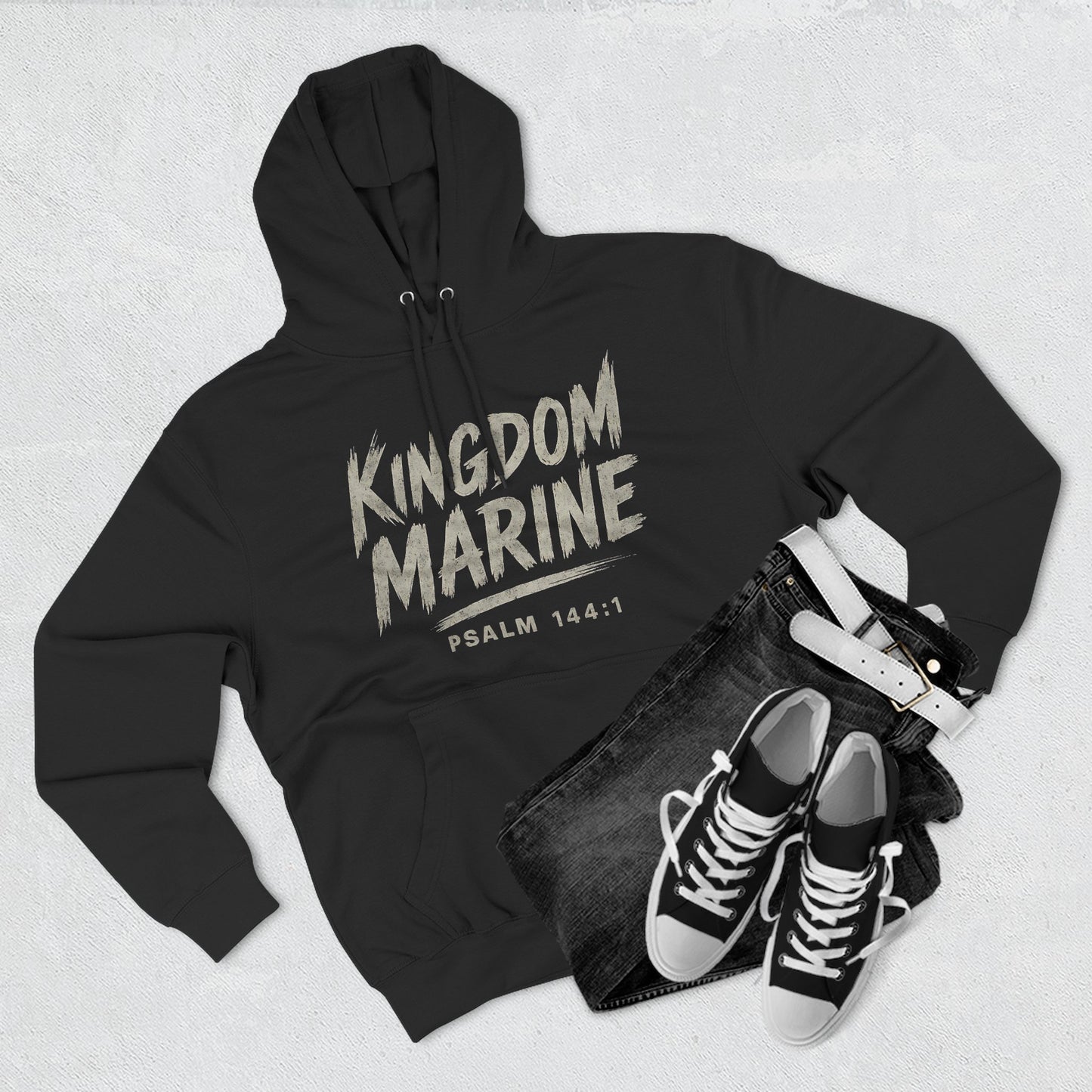 Kingdom Marine — Psalm 144:1 Hoodie