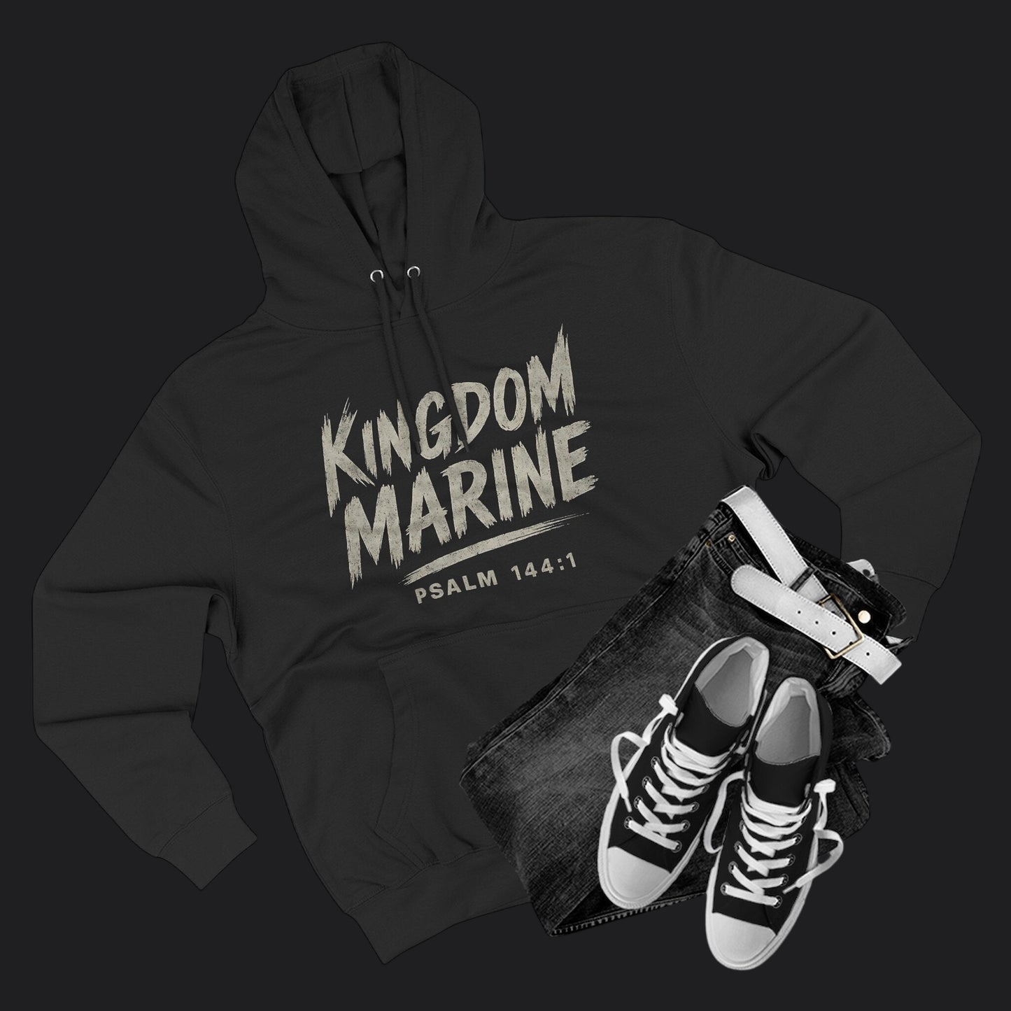 Kingdom Marine — Psalm 144:1 Hoodie