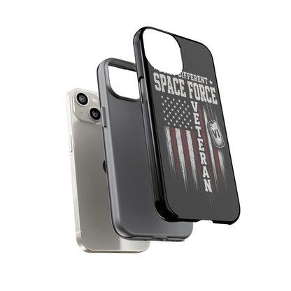 Built Different Space Force Veteran Tough Phone Case